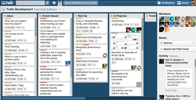 trello - aplicaciones de trabajo
