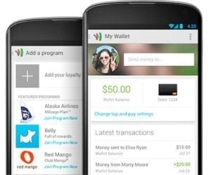 google wallet app auf smartphones