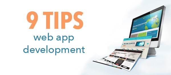 9 Tips web app development schrift neben bildschirm 