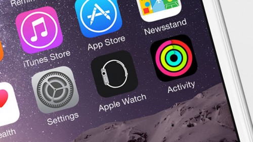 zoom on app icons on an iphone homescreen