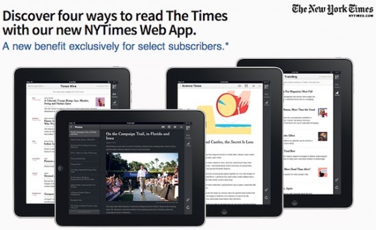 The New York Times app on different devices
