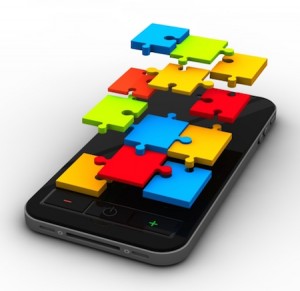 smartphone with puzzle