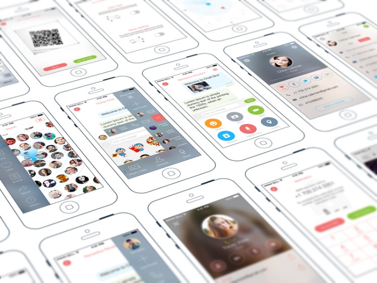 drawings of different app designs drawings of different app designs