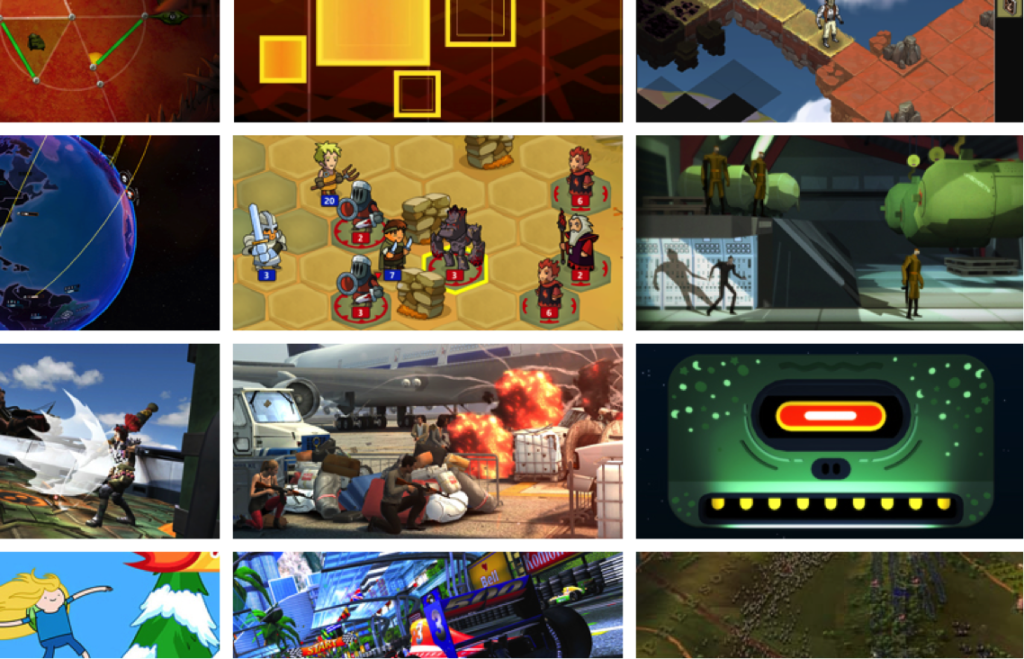 mobile game screenshots