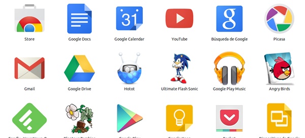 many app icons