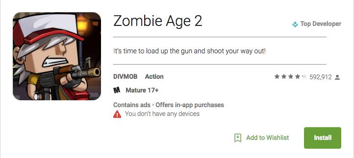 zombie age 2 description and icon