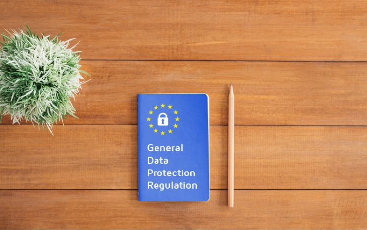 GDPR notebook and pen