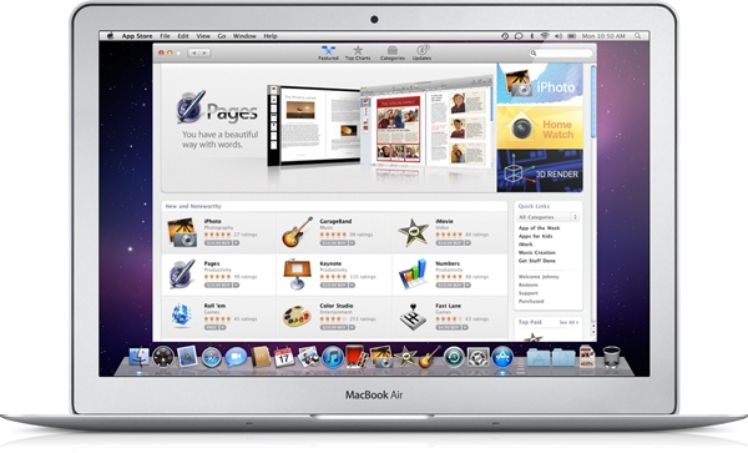 App store screen App store screen
