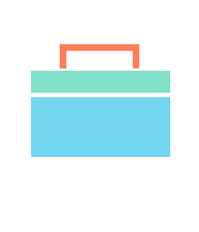 professional suitcase icon 