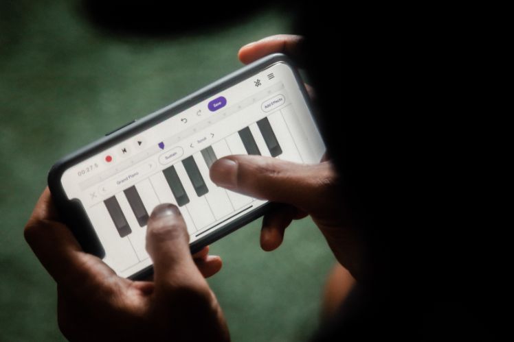 The mobile app Soundtrap