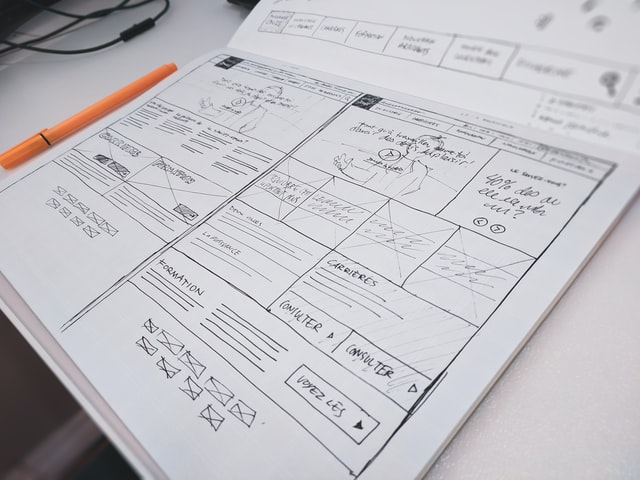 app wireframes