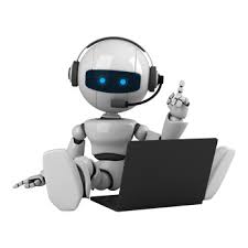 robot utilise un ordinateur