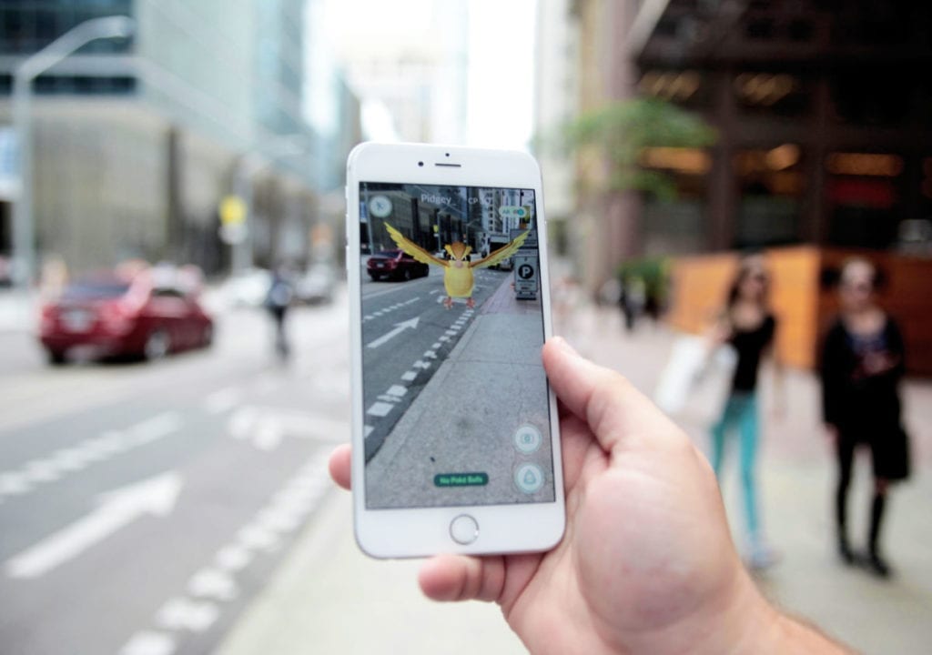 application smartphone realite augmentee dans la rue