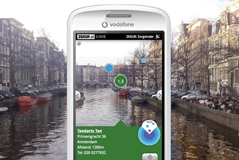 app di realtà aumentata su Amsterdam