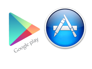 logo Google Play ed Apple Store