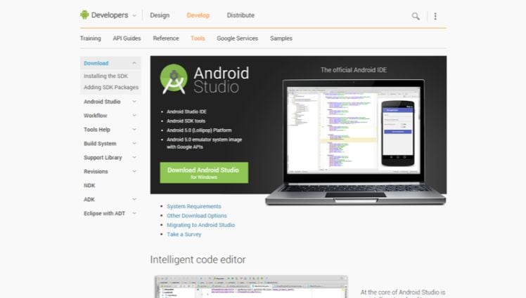 screenshot Android Studio