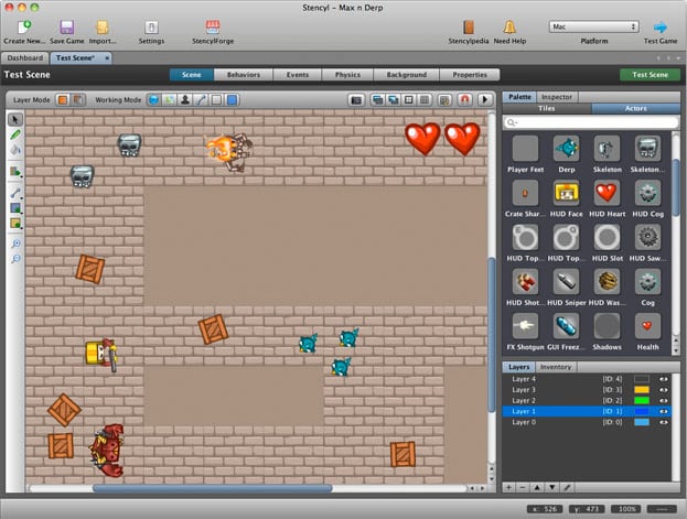 screenshot di un gioco online