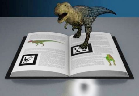 livro com dinossauro