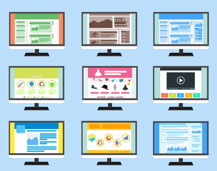 sitios web diferentes sitios web diferentes