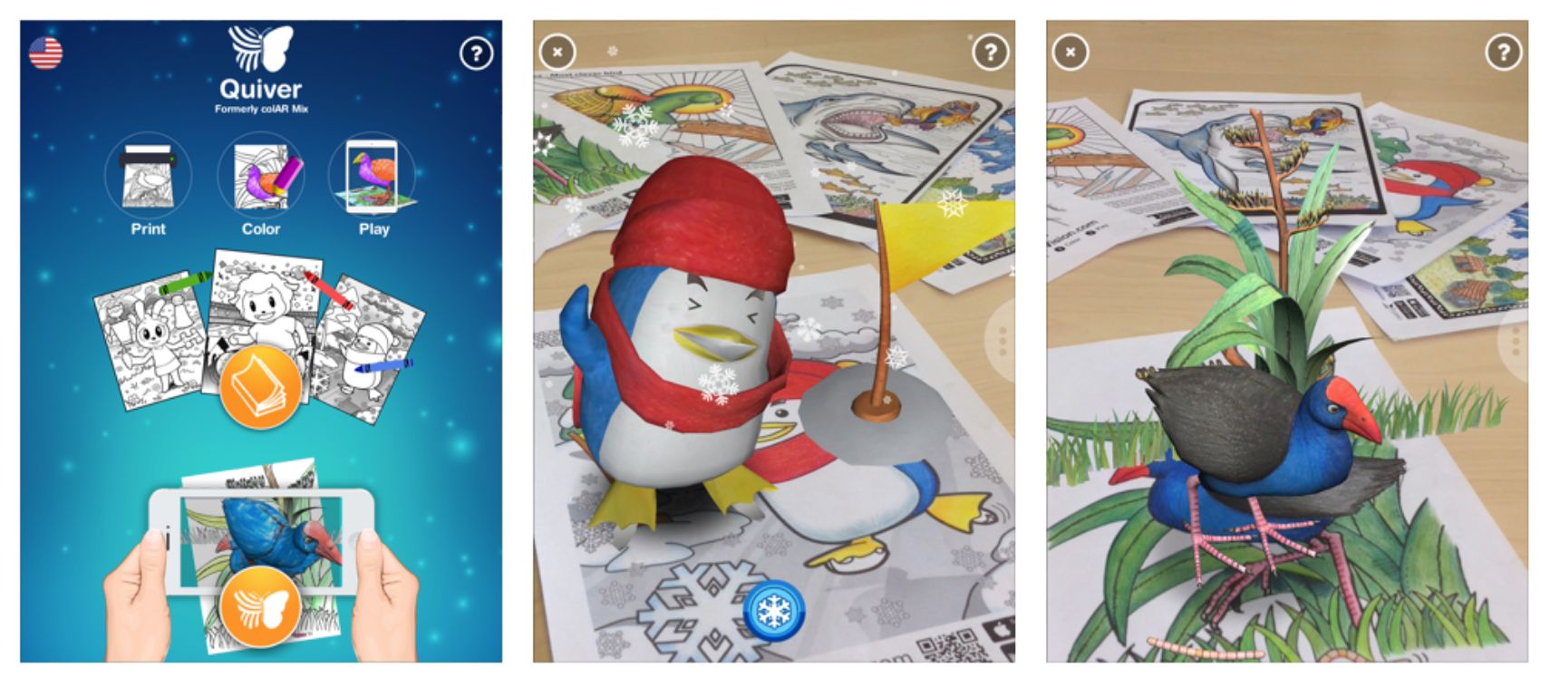aplicación quiver con realidad aumentada para niños aplicación quiver con realidad aumentada para niños